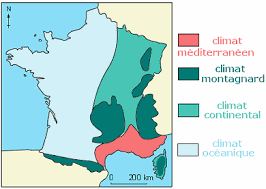 Les climats de la france consignes pour cette évaluation : Les Climats Maxicours