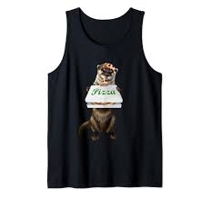 Amazon.com: Pizza Otter Tank Top : Clothing, Shoes & Jewelry