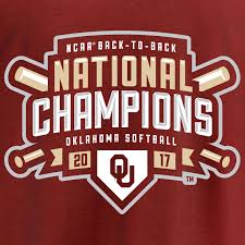 The 2009 ncaa division i softball tournament was held from may 15 through june 3, 2009 as part of the 2009 ncaa division i softball season. Men S Fanatics Branded Crimson Oklahoma Sooners 2017 Ncaa Women S Softball College World Series National Champions D Sooners Oklahoma Softball Oklahoma Sooners