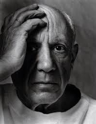 Following his blue period, picasso's work began to show primitive influences. Pablo Picasso Portrait By Arnold Newman I Find This Telling He Is Shown Half In Light Half In Shade His Hand Position And Frown Lines Imply His Inner Turmo Portrat Ideen
