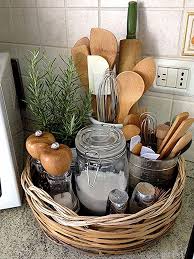 Ein Einfacher Naturfaser Aufbewahrungskorb Fur Die Utensilien Aufbewahrungskorb Einfacher In 2020 Country Kitchen Designs Home Decor Kitchen Diy Kitchen Decor
