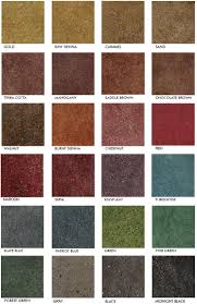 polished concrete color chart polished concrete color chart