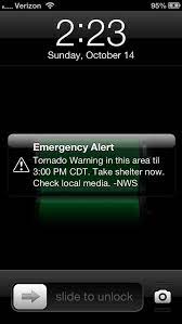 Severe thunderstorm warning eas on my tv and iphone! Wireless Emergency Alerts On The Iphone Iphone J D