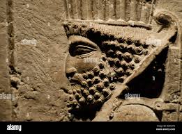 Persian guard in limestone. Persepolis, Iran. Aquemenida, VI-V Century B.C.  