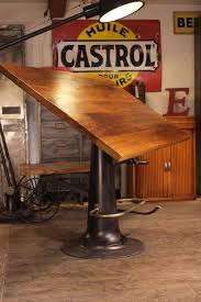 Vintage Style Drawing Table Table A Dessin Meuble De Metier Renovation Meuble
