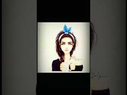اللي ماخلفش بنات ماشبعش من الحنيه وماداقش الحلوياات منشن للي عندها بنوووته. Wallpapers For Your Phone Or Dp Or Status Girly M And Sarra Art Youtube