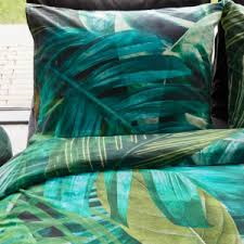 I 7 migliori ikea copripiumino matrimoniale del 2021 louisa parure copripiumino euronova parure copripiumino matrimoniale royal linen collection umi. Copripiumino Matrimoniale E Federe Bedding House Botany Foglie Verde