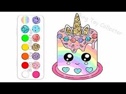 Check spelling or type a new query. How To Draw A Unicorn Cake For Kids Rainbow Unicorn Cake Coloring Page Youtube