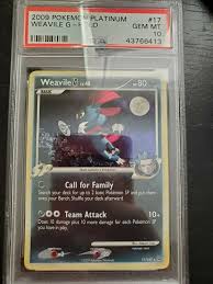 Weavile is pretty interesting, but i believe in most cases the weavile with rule of evil might be the better option, especially with honchkrow hitting for massive damage. Ebay Auction Item 164155370490 Tcg Cards 2009 Pokemon Platinum