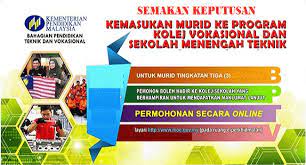 Permohonan guru interim kolej vokasional & sekolah menengah teknik 2019 di buka (guru akademik & vokasional). Semakan Keputusan Kv Dan Smt 2021 Online Tawaran Dan Rayuan