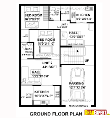 Find small modern blueprints, 3 bed building designs, layouts w/garage in middle & more! House Plan For 30 Feet By 40 Feet Plot Plot Size 133 Square Yards Gharexpert Com