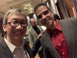 I just met the creator of Mortal Kombat, Ed Boon. Toasty!