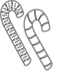 Christmas candy cane kid printables numeral 5 / five. Free Printable Candy Cane Coloring Pages For Kids