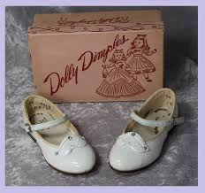 Vintage 30s Unused Girl Shoes Doll Theme Dolly Dimples 3 13 321 Removed Little Girl Shoes Girls Shoes Doll Shoes