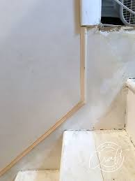 Diy Stair Trim How To Add A Faux Stair Skirt Stairs Trim Diy Stairs Stairs Skirting