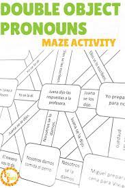 Are You Looking For A Fun Activity To Practice Direct Indirect Or Double Object Pronouns In Spanish Th Learning Spanish Spanish Lesson Plans Object Pronouns