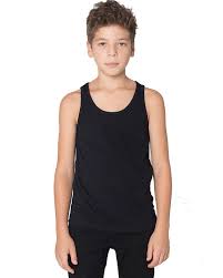 american apparel bb208w youth poly cotton tank