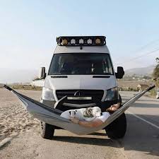 Vanlifer Wannabe On Instagram Might As Well Have Have A Hammock Attachment Cause Why Not Follow And Tag Vanlifer Van Life Van Mercedes Sprinter 4x4