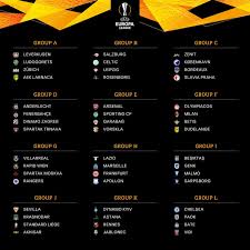 Latest europa league scores, upcoming fixtures and results, all updated in real time. Europa League Fixtures Arsenal And Chelsea To Clock Up The Air Miles During The Group Stages Ohwosword