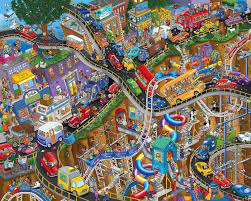 Puzzle saver glue 25683900005 0.38. Amazon Com Springbok S 1000 Piece Jigsaw Puzzle Getting Away Made In Usa Toys Games