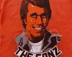 Vintage 1976 Happy Days The Fonz Ringer T-shirt