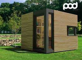 Shedworking Compact Micropod Launched By Pod Space Backyard Office Container House Design Garden Office
