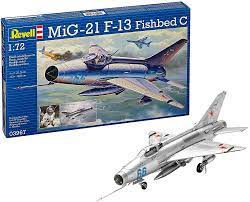 There was a lot of said about this model already so let me just pick up some points i made during the construction. Revell Modellbausatz Flugzeug 1 72 Mig 21 F 13 Fishbed C Im Massstab 1 72 Level 4 Originalgetreue Nachbildung Mit Vielen Details 03967 Amazon De Spielzeug