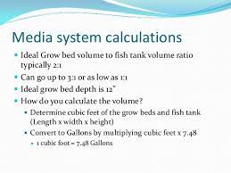 Aquaponics Grow Space To Fish Tank Ratio Aquaponic