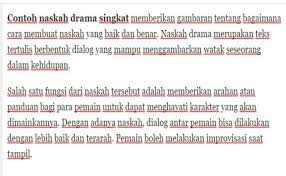 Maybe you would like to learn more about one of these? Contoh Naskah Drama Singkat Terbaru 2021 Wahyu Blahe