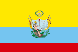 La historia de la copa américa. Flag Colombia Venezuela Ecuador