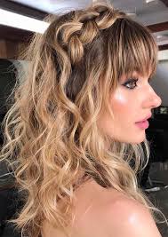 Most braided hairstyles are created by weaving in synthetic hair. Easy Long Braids With Front Bangs In Year 2019 Modeshack