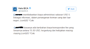 Namun, itu tidak berarti bahwa cek itu bagus atau bank anda kebijakan ketersediaan dana bank, beserta kebijakan internal, detail berapa lama anda dapat menggunakan uang anda. Biaya Terima Uang Dari Luar Negeri Di Bank Bca