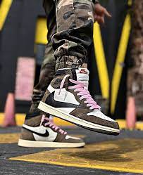 Get your first look at the sneakers here. Aj1 Travis Scott Jordan Casual Shoes Sneakers Men Fashion Travis Scott Shoes