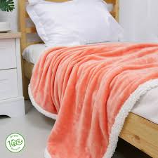 Your blanket can be used as a throw on a bed or sofa, summer picnic rug, camping, or when relaxing by an open fire. Recycled Plush Blanket Reversible To Sherpa