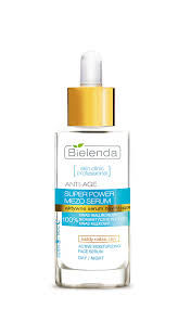 Heavily concentrated serum contains the maximum dose of 100% hyaluronic acid concentrate, one of the most powerful moisturizing agents massage a few drops of serum every morning and evening to cleansed skin of the face, neck and décolleté. Skin Clinic Professional Actively Hydrating Anti Age Day Night Serum Bielenda