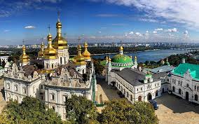 The city was founded in the year 884. Hd Wallpaper Ukraine City River Church Kyiv Building Exterior Built Structure Wallpaper Flare