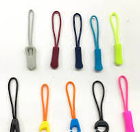 Custom Colorful Silicone Rubber Zipper Pull Ropes Zip Puller ...
