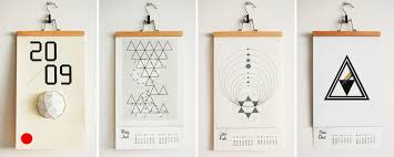 Creative wall calendar 2019 with irregular vertical rainbow design, sundays selected, english language. Creative Calendar Designs