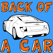 How to draw a car for kids ! How To Draw The Back Of A Car With Easy Step By Step Drawing Tutorial How To Draw Step By Step Drawing Tutorials