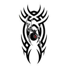 Sometimes men are tattooing it to strike fears in the hearts around. Cool Tribal Spider Black Widow Tattoo Design