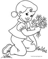 Different layouts (letterhead, poster, book jacket, brochure, newsletter etc.) in three color combination. Flower Coloring Book Pages 03
