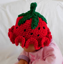 This adorable strawberry hat pattern is available in three sizes from newborn to a one year old. Baby Hat Strawberry Baby Hat Fruit Hat Crochet Strawberry Handmade Crochet Made To Order Baby Hat Strawberry Baby Hatstrawberry Crochet Aliexpress