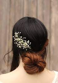 Wedding Hair Baby Breath Hair Pins Bridal Hair Pins Dried Flower Comb Baby Breath Eucalyptus Hair Pi Floral Hair Pins Bridal Hair Pins Floral Hair