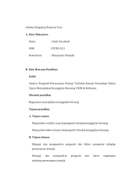 Doc bab iii skripsi kualitatif ratna nur academia edu. Contoh Proposal Tesis Ukm Contoh Soal Dan Materi Pelajaran 7