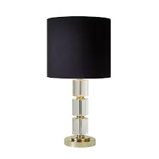 Shop Trend Lighting 31 In Polished Brass Table Lamp With Shade At Lowes Com Crystal Table Lamps Lamp Table Lamp