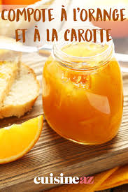 Compote A L Orange Et A La Carotte Recette Recette Compote De Pomme Carotte Orange