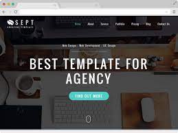 Like personal websites, fashion category websites. Sept Free Responsive Corporate Agency Html5 Template