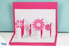 Pop Up Karten Basteln 3 Ideen Mit Anleitung Und Vorlage Talu De Karten Basteln Pop Up Karte Basteln Geburtstagskarten Selber Basteln