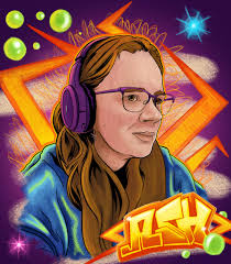 Self portrait relief print artwork