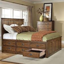 Oak Park 12 Drawer Storage Bed Bed Frame With Storage Bed With Drawers Bed Frame With Drawers